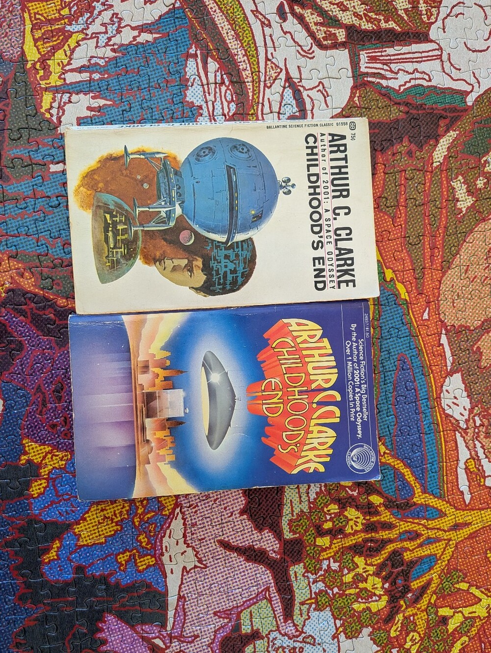2 Vintage Childhood's End Books - Arthur C. Clarke